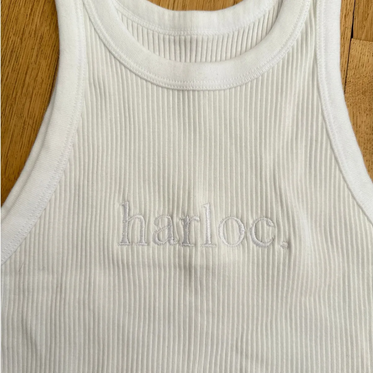 Uniqlo - Ribbed Crop "harloc" Tank Top in White - Image 3