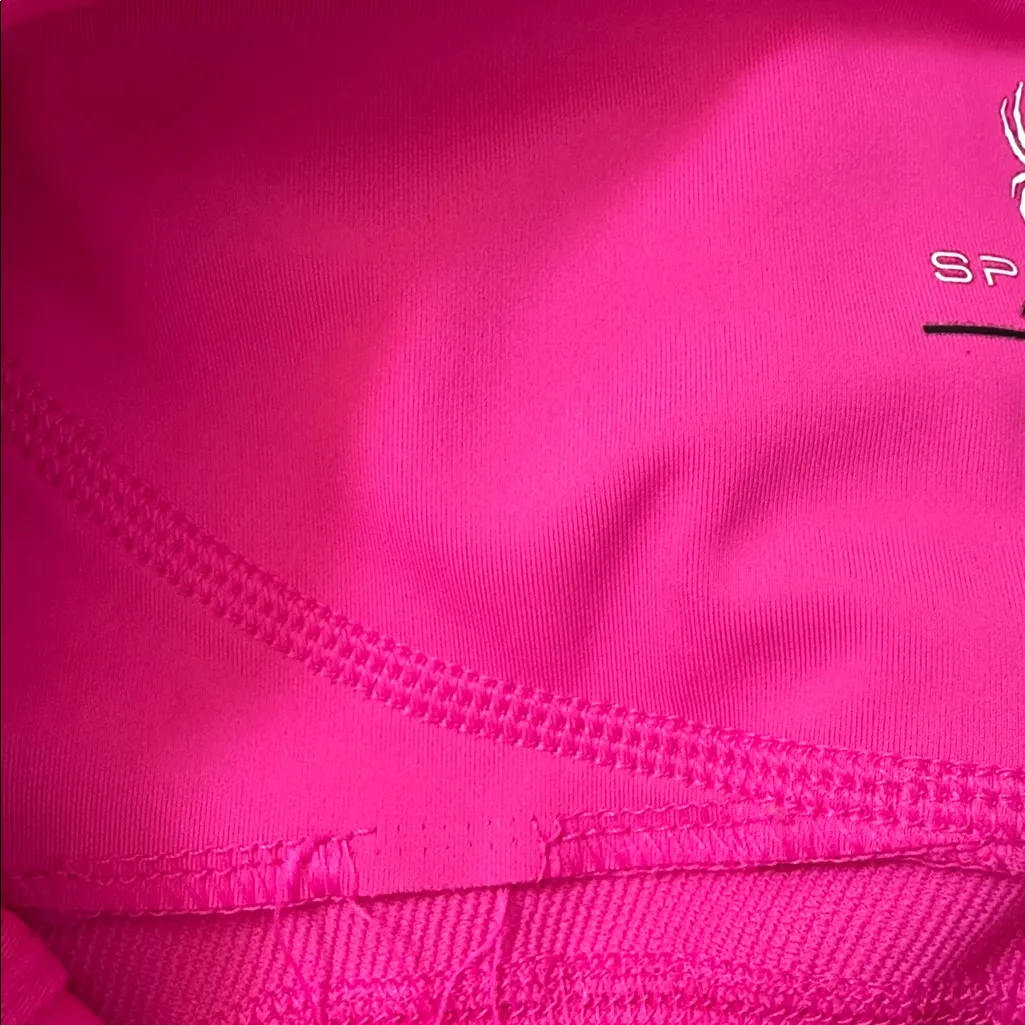 Spyder Vibrant Pink Bike Shorts - Image 4