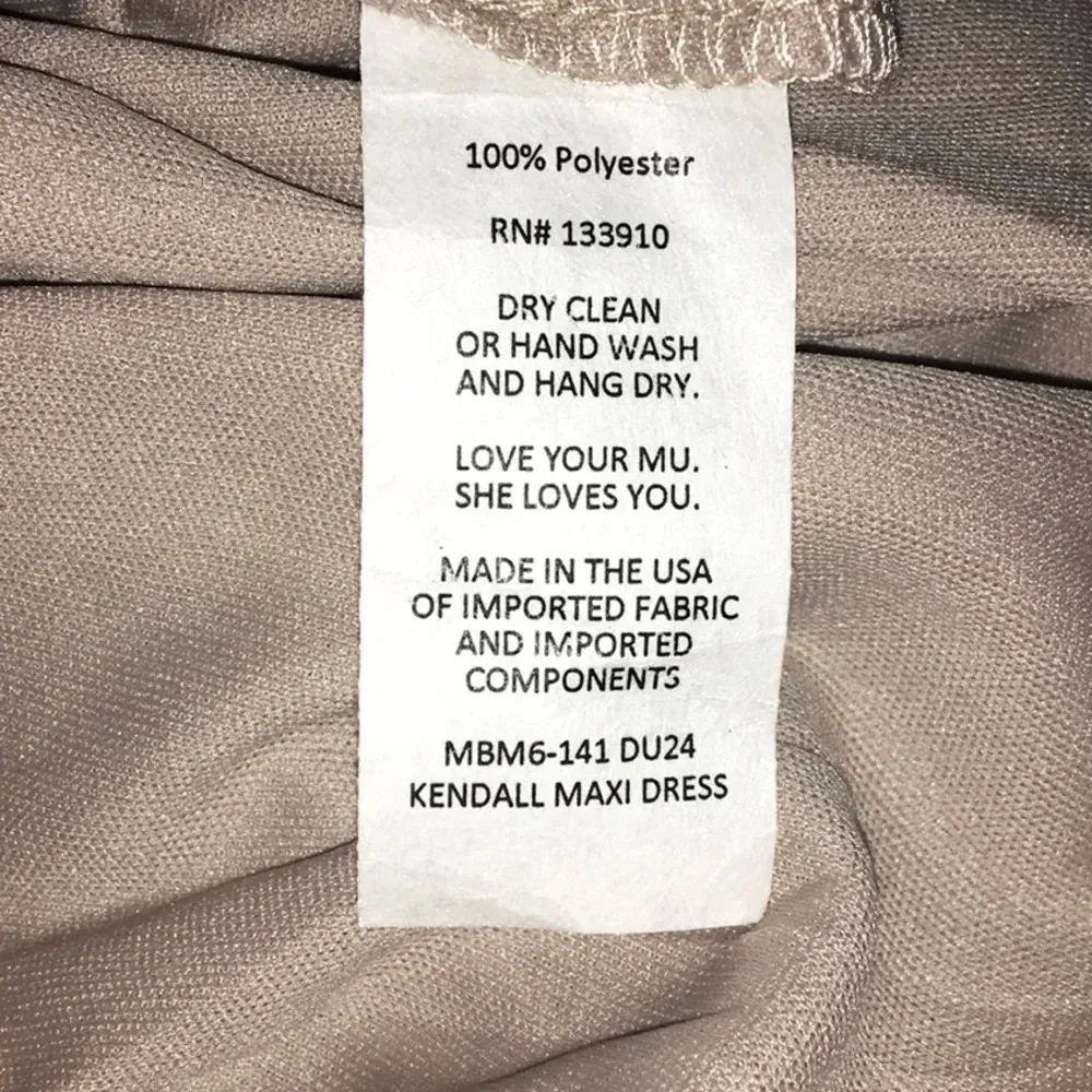 Show me Your Mumu Kendall Maxi Dress Gown Brown - Image 4