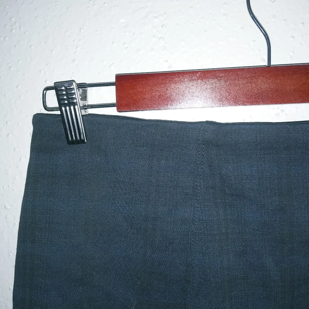 Liverpool Jeans Co. 8P Pull On Stretch Mini Skirt Blackwatch Tartan Plaid Petite - Image 3