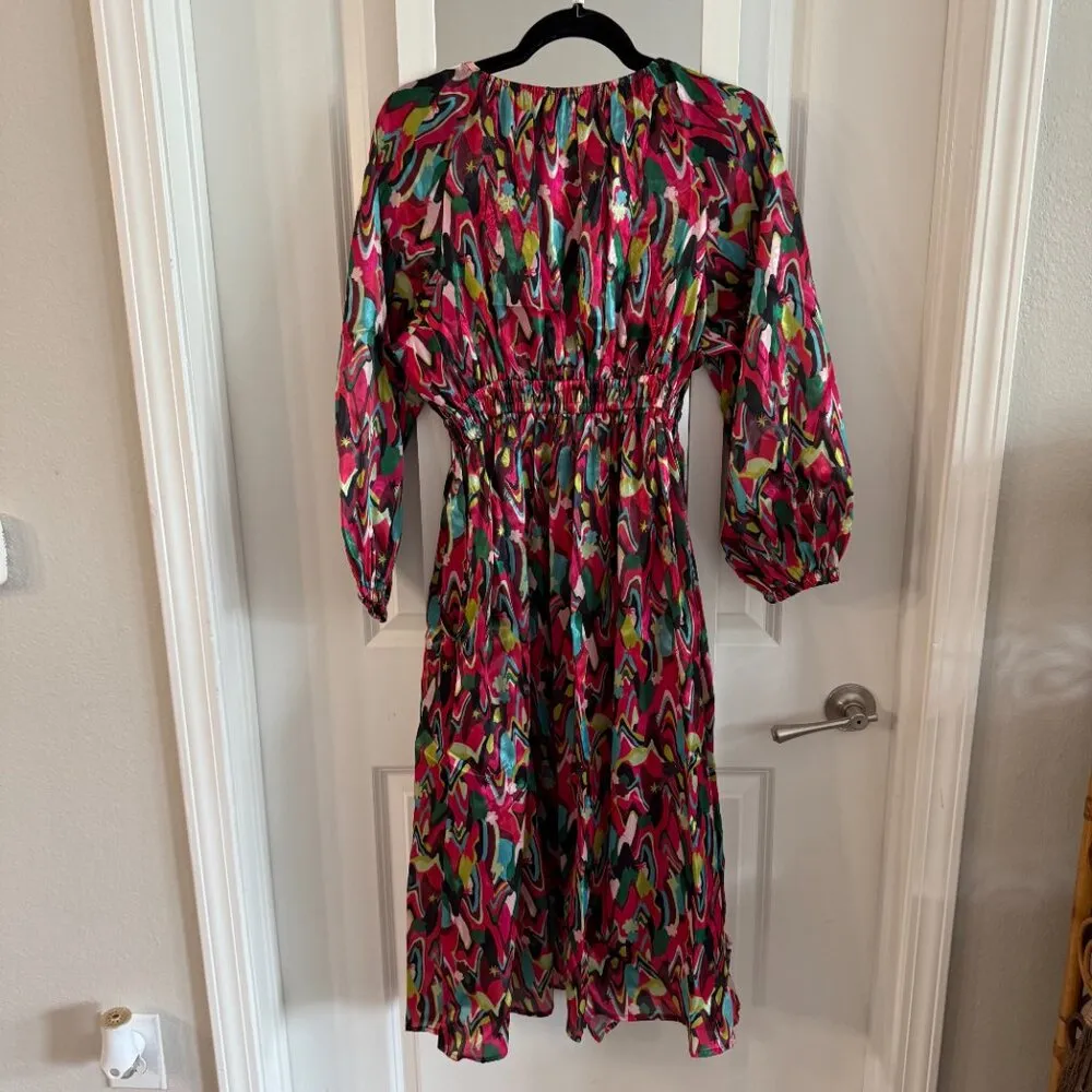 Crosby by Mollie Burch Holland Dress Size Medium Color Pink - Image 5