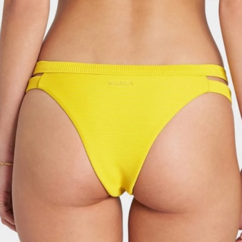 BILLABONG Bikini Bottoms Extra Large Tanlines Isla Skimpy Coverage Ribbed NWT - Image 2
