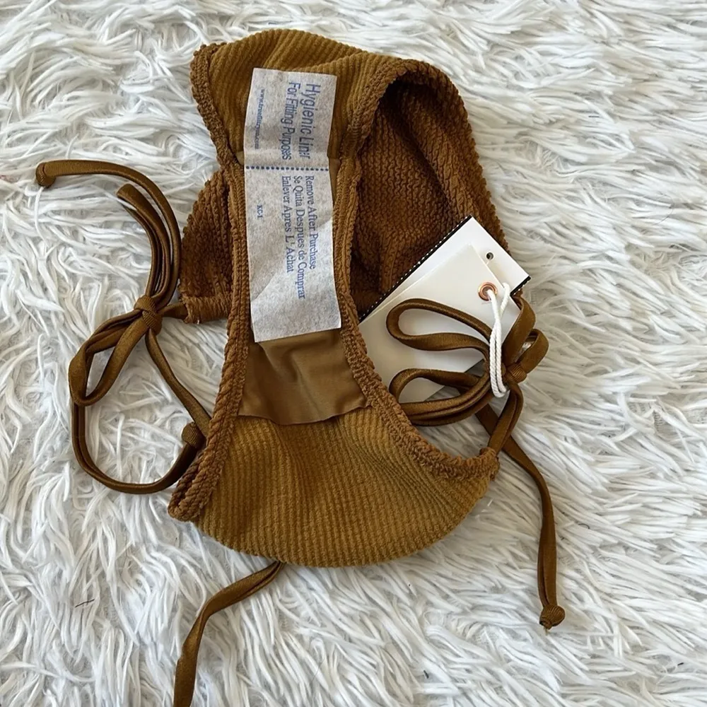 NEW GOOD AMERICAN ALWAYS FITS TINY TIES BOTTOM BRONZE BROWN001 SIZE 00/0 (XXS/S) - Image 11