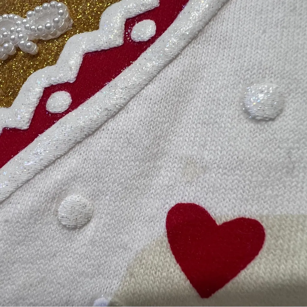 VINTAGE DEADSTOCK CHRISTMAS SANTA SNOWMAN SINGLE STITCH ONE SIZE SHIRT USA :J03: - Image 7