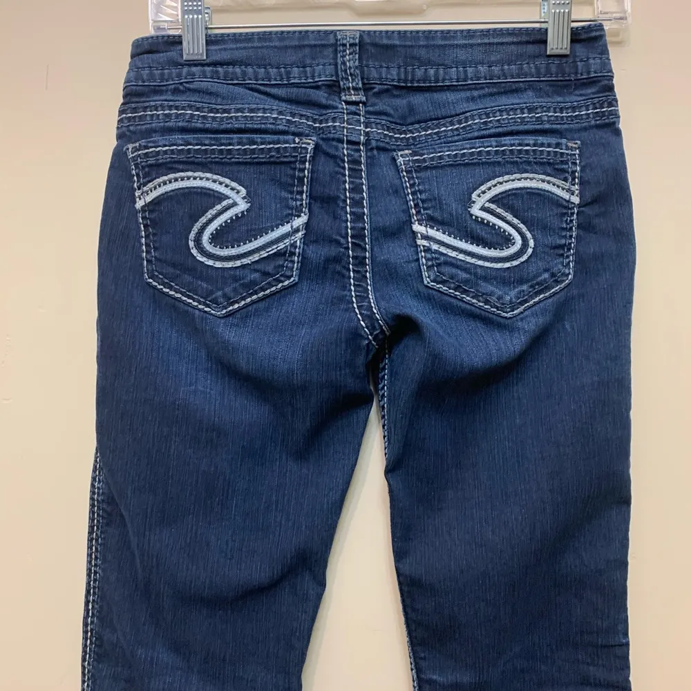 EUC Silver Frances 18” Bootcut Jeans Size 25/33 - Image 7