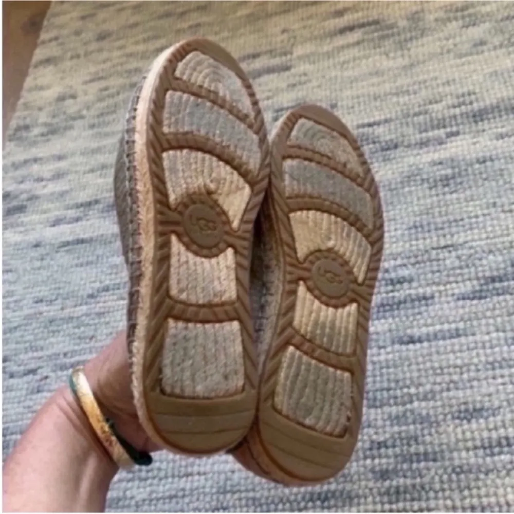 UGG Tan Slip-On Loafers with Suede Texture - Image 10