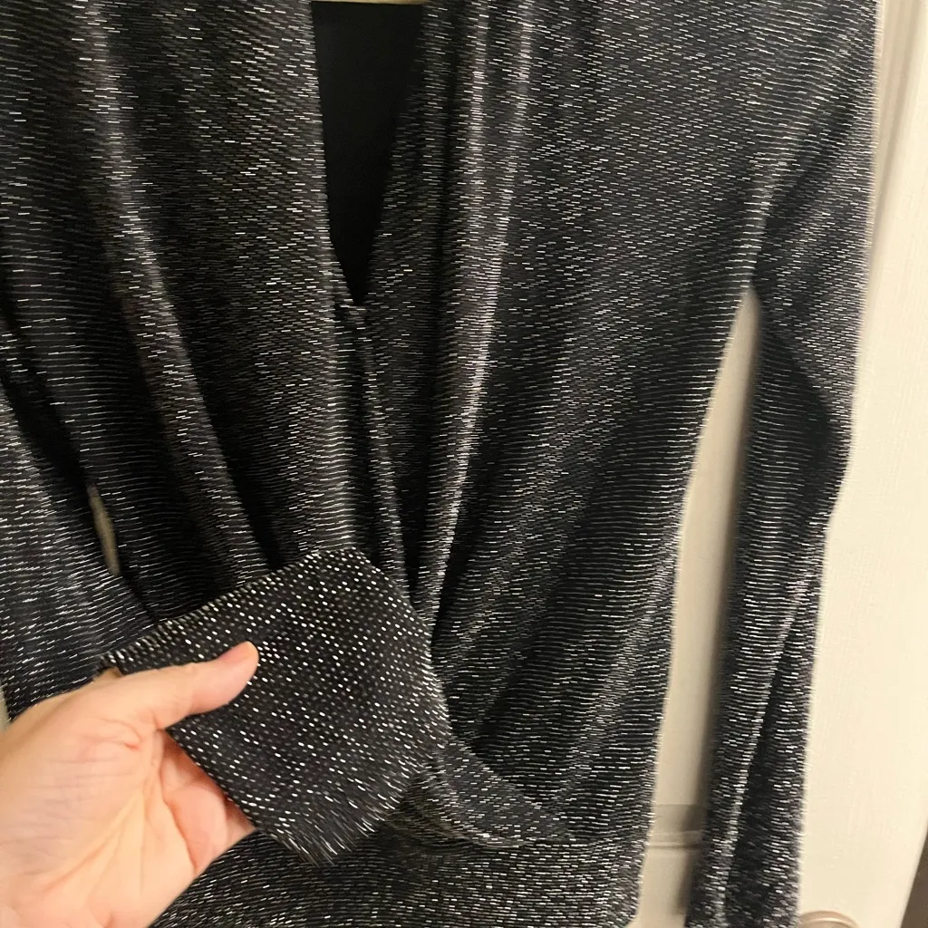 express glitter holiday new years top xs - Image 5