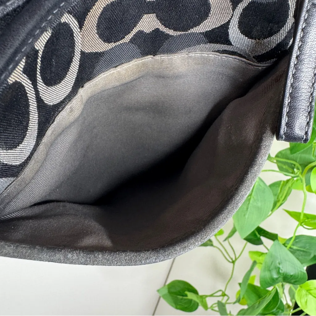 Y2K Coach Optic Signature Fabric Swingpack Crossbody Bag D05K-8K22 - Image 10