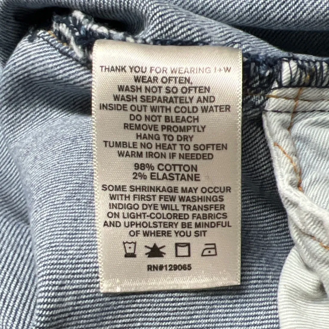 Imogene + Willie James Straight Leg Jeans Size 33 Premium Denim Medium Wash EUC - Image 6