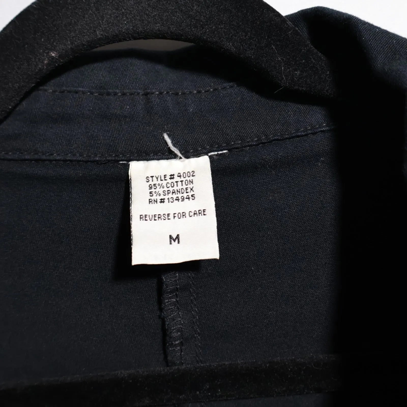 VTG Black Cotton Bedazzled Jacket Rhinestones Western Gothic Womens M Punk Rodeo Size M - Image 3