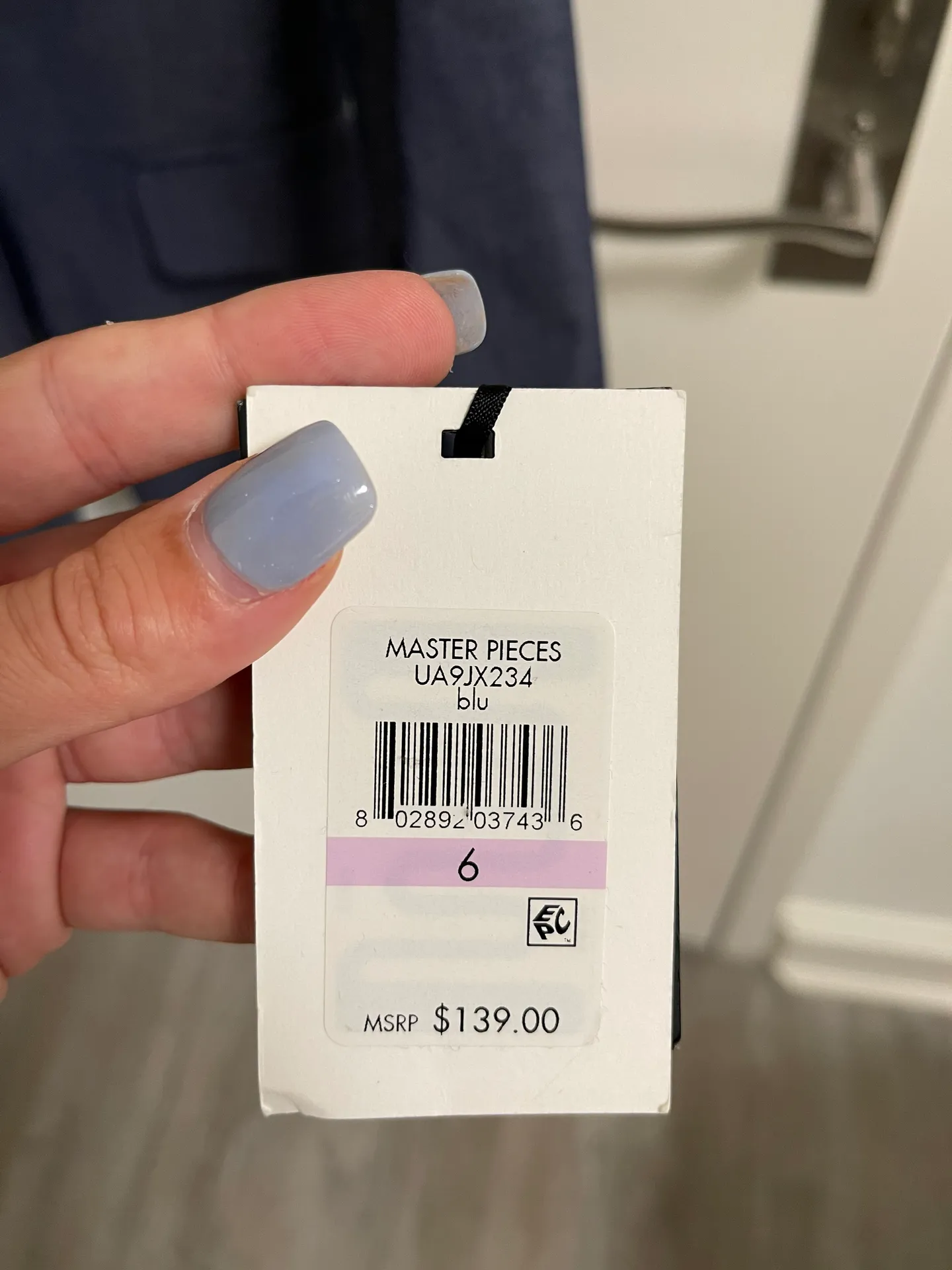 Denim Look Blazer - Image 5