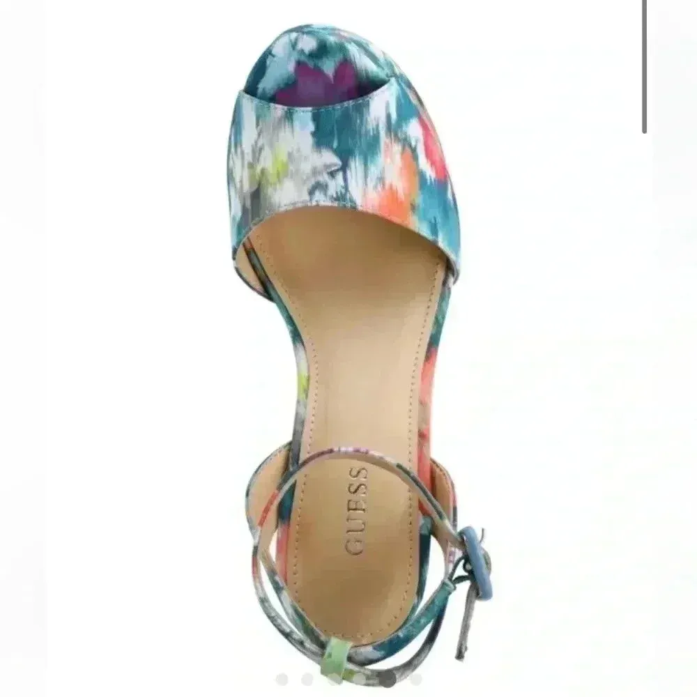NEW Guess Taraji Printed Wedges Sz 10 - Image 5