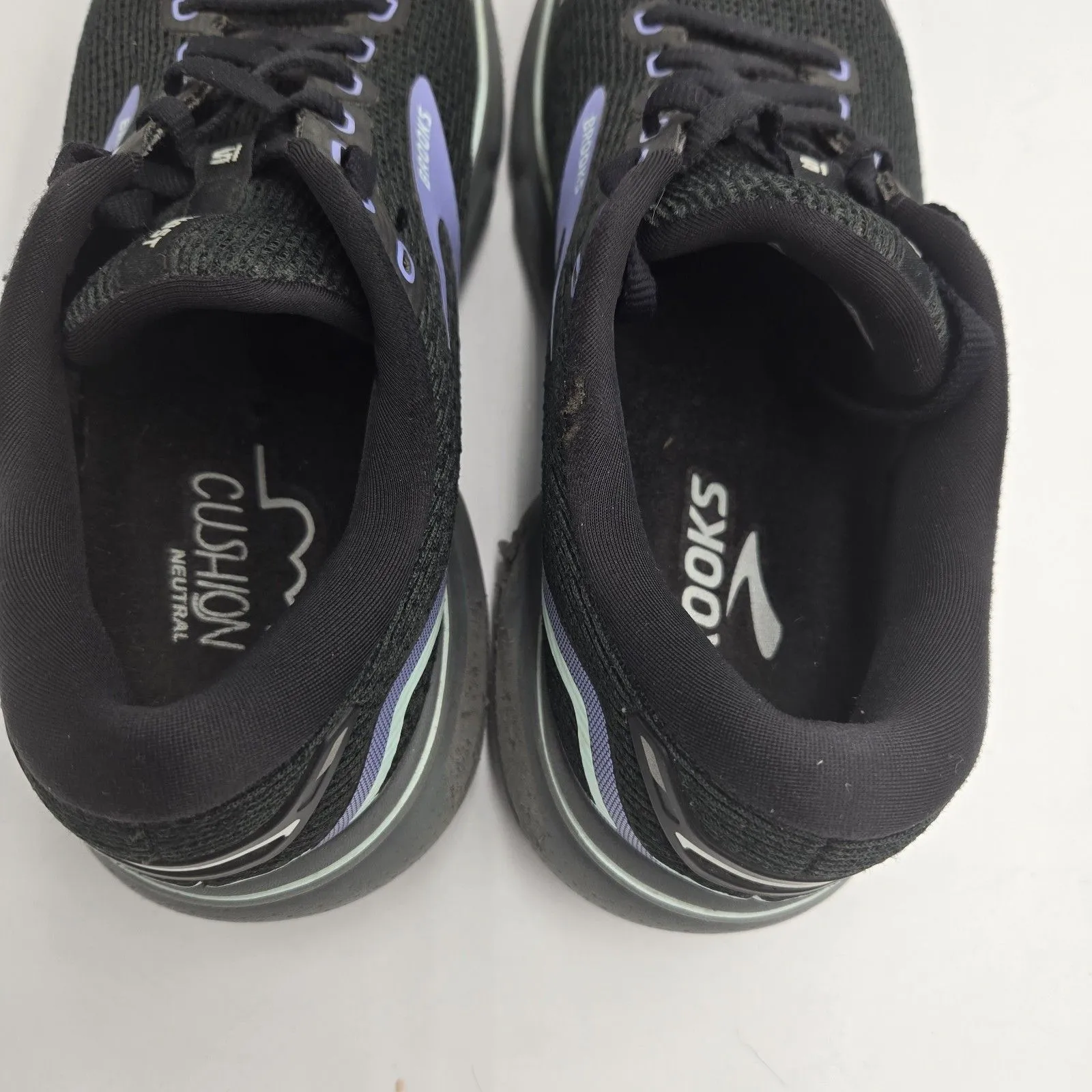 Brooks Ghost 15 Womens Size 8.5 Black Purple Running Shoes Sneakers 1203801B011 - Image 9