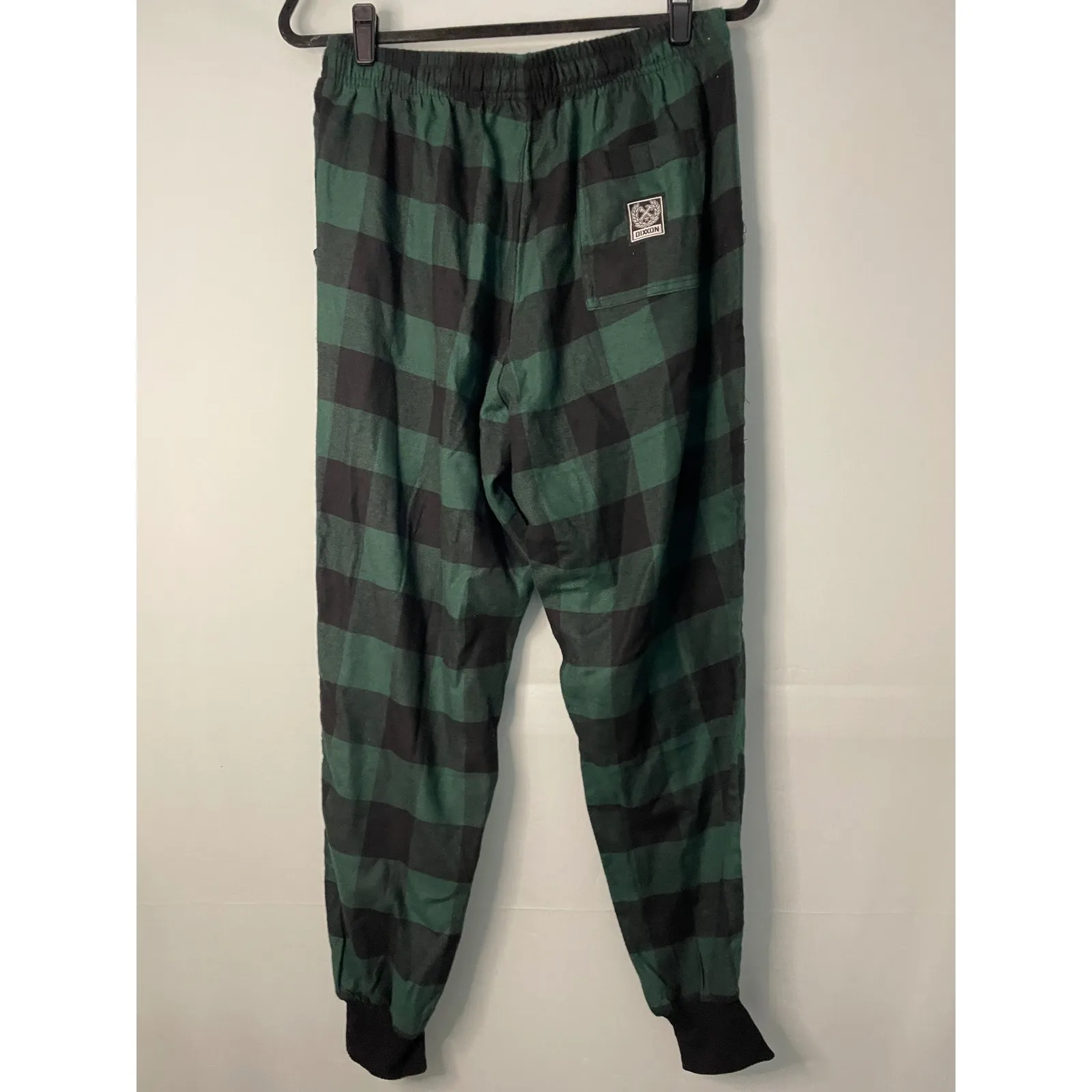 DIXXON Plaid Pajama Pants Women Green Black Buffalo Check Loungewear Sleepwear Size M - Image 9