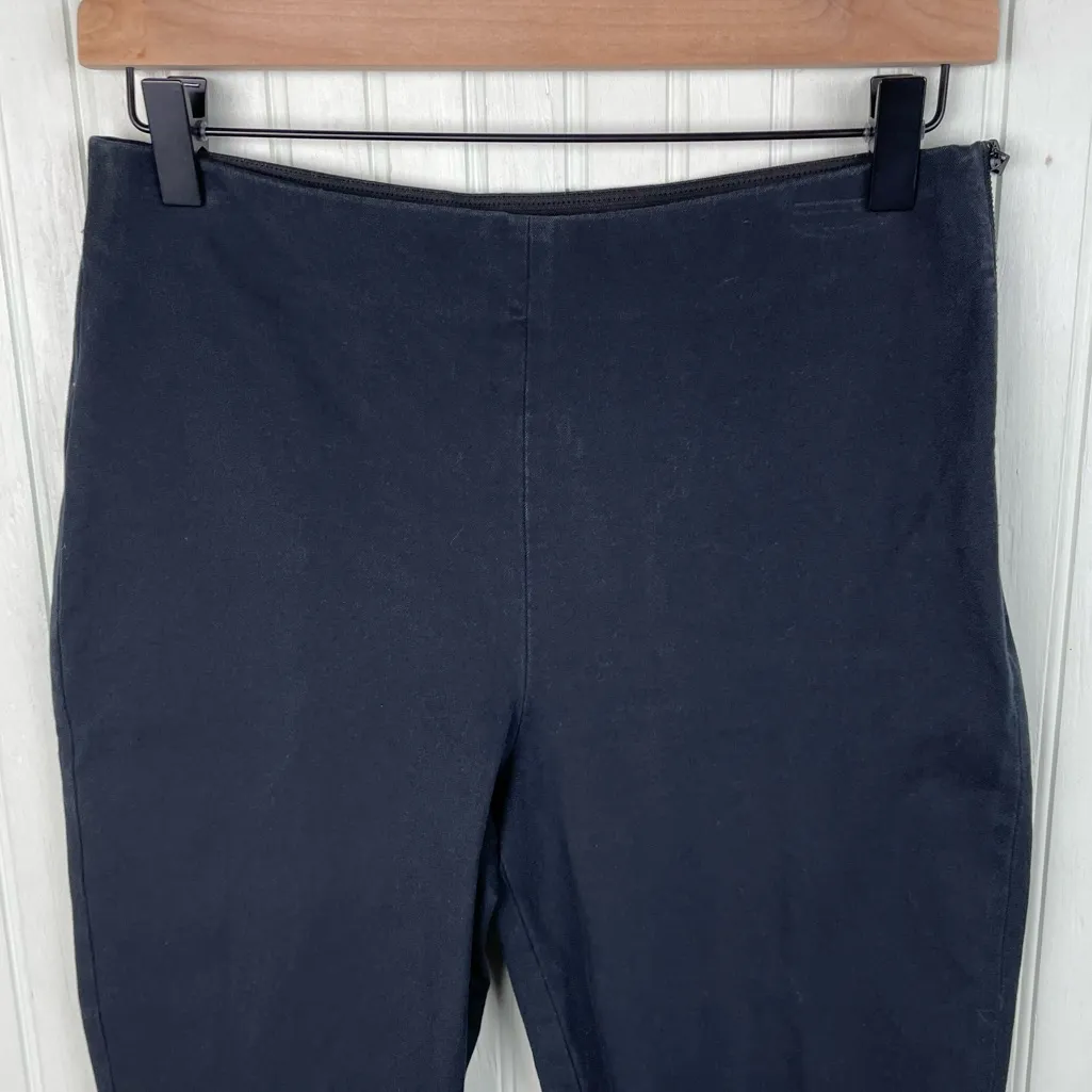 Everlane Women's The Side Zip Stretch Cotton Pants in Black Size 6 Minimalist - Image 3