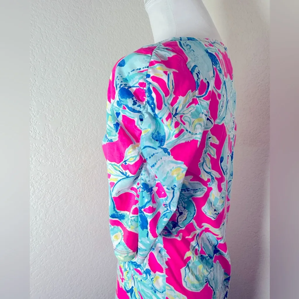 Lilly Pulitzer NWT Lajolla Dress Lobsters In Love size‎ Small - Image 5