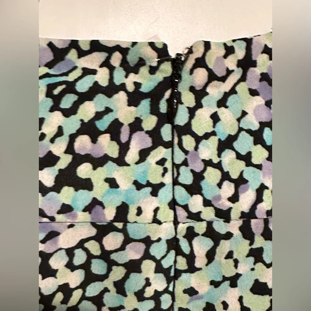 Studio  Purple Green Blue Black Sheer Skirt Set SZ 8 Light Material - Image 7