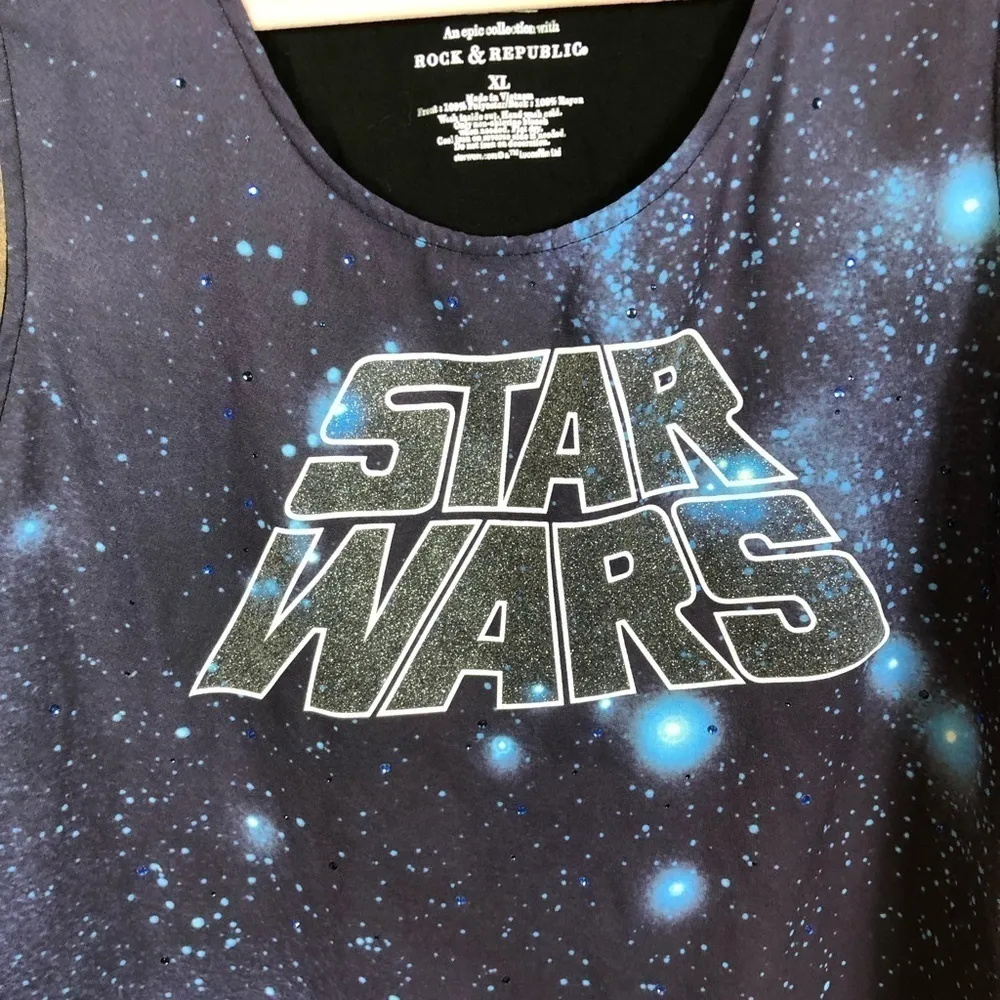Star Wars Rick & republic‎ sparkly tank top - Image 2