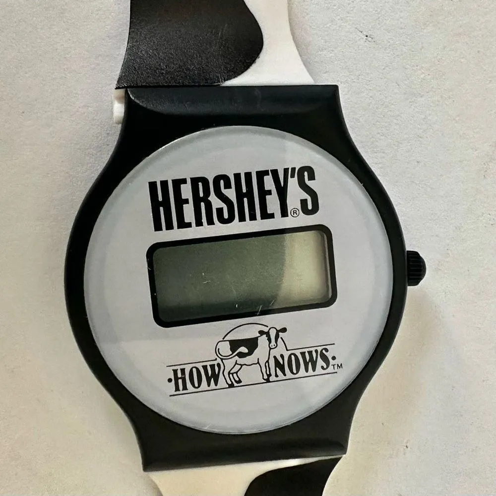 Vintage 80’s Hersheys How now cow watch Black - Image 3