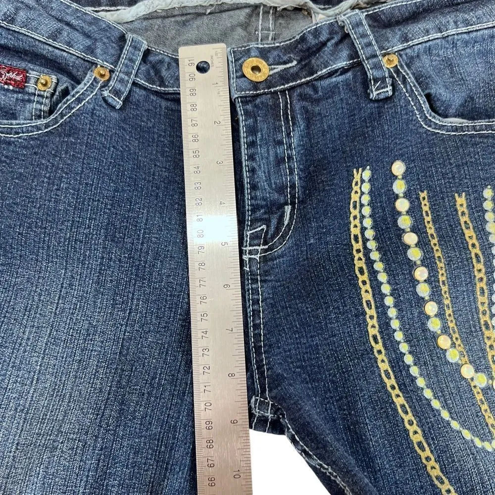 Baby Phat Y2K Embellished Bow Pocket Jeans - Image 10