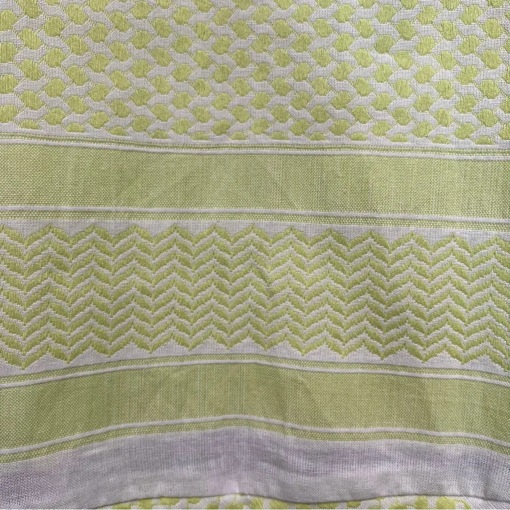 Cecilie Copenhagen Green White Women’s Short Sleeve 100% Cotton Top Size Large - Image 5