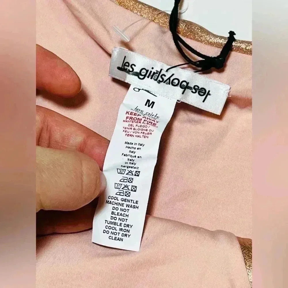 Urban Outfitters Les Girls Les Boys Metallic Bikini Bottom Size Medium NWT $80 - Image 6