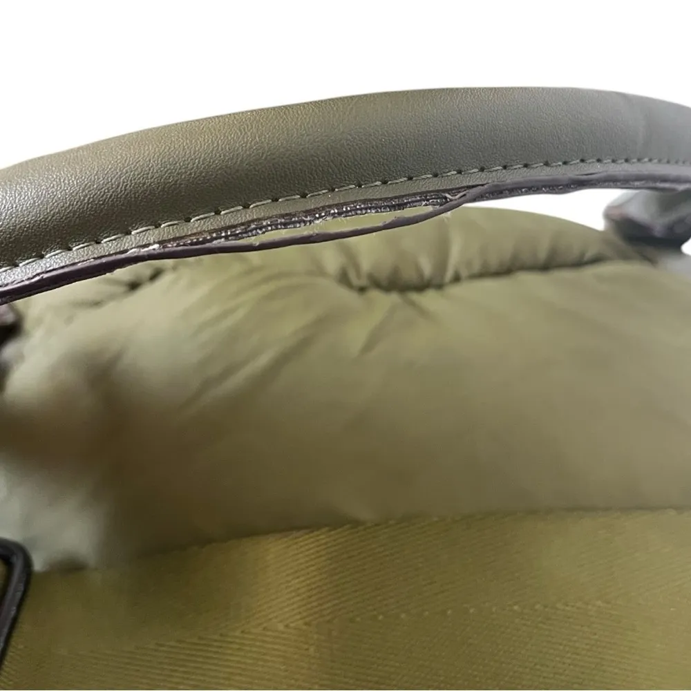 Joan & David Duffle Bag Fabric Removable Strap Olive Army Green Men’s Women’s - Image 9