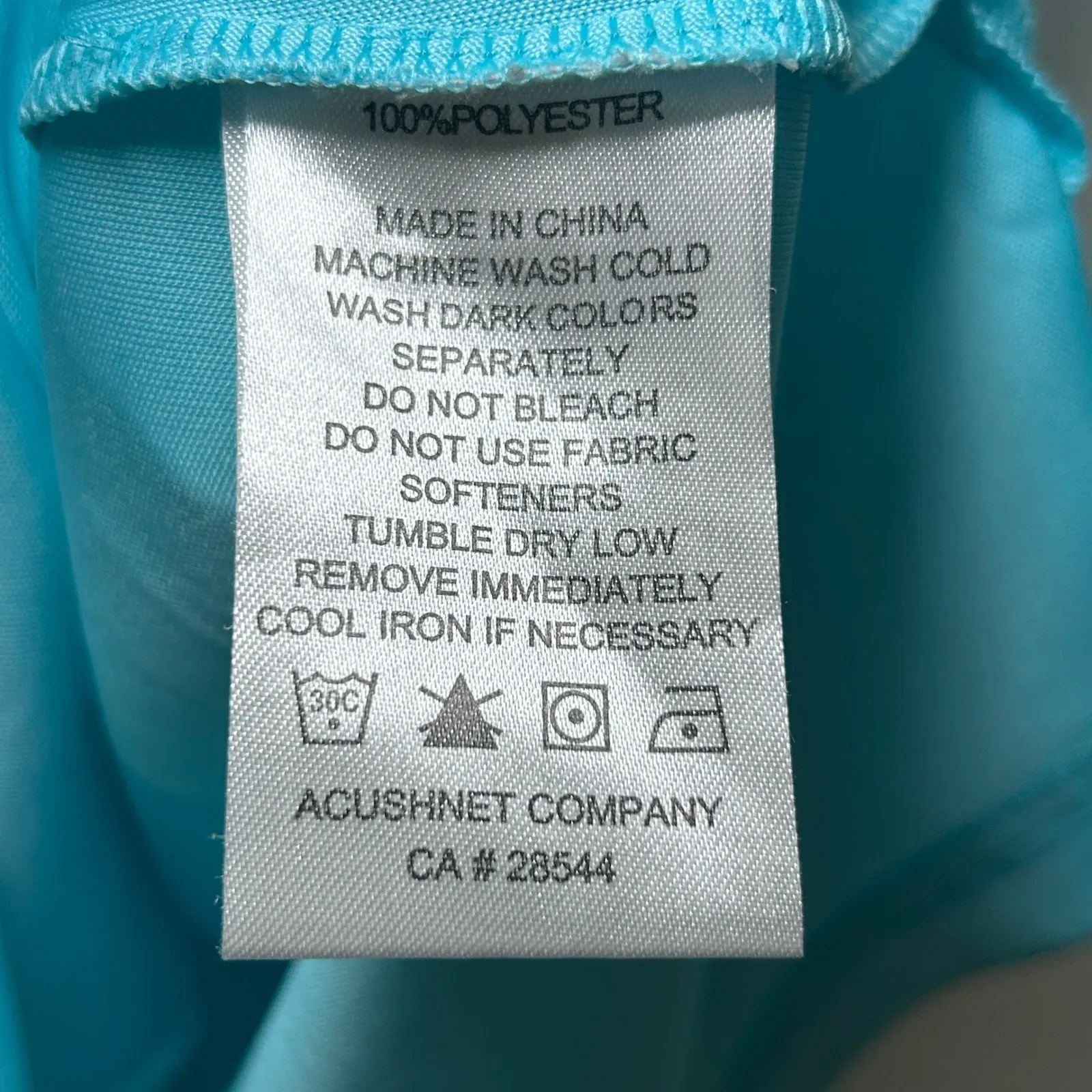 FootJoy Womens Sleeveless Golf Polo Shirt Top Athletic Turquoise‎ Black M - Image 3