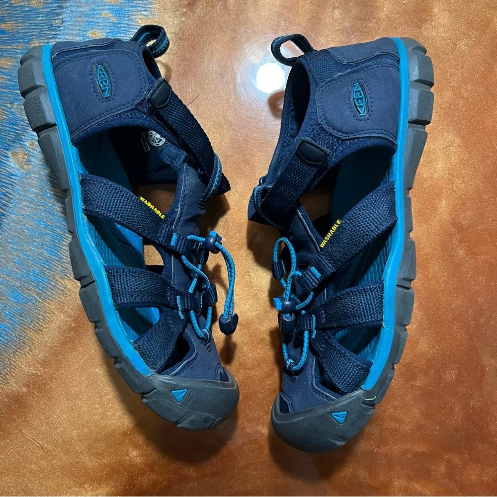 Keen Seacamp II CNX Washable Sandals Blue - Image 3