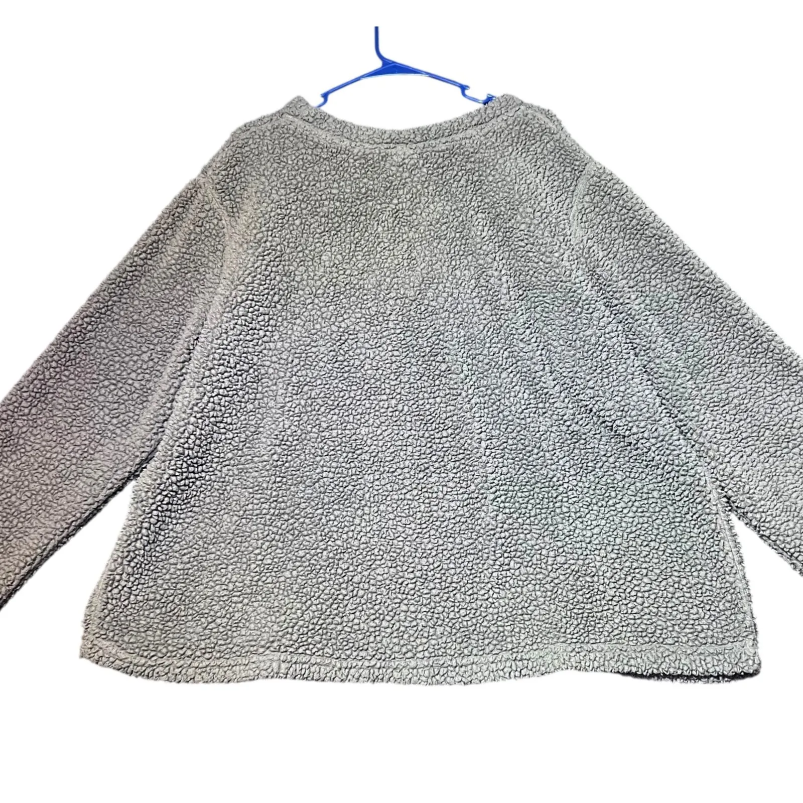 Disney Winnie the Pooh "Ok But First Hunny" Sherpa Sweatshirt Womens 3X Cozy - Image 3