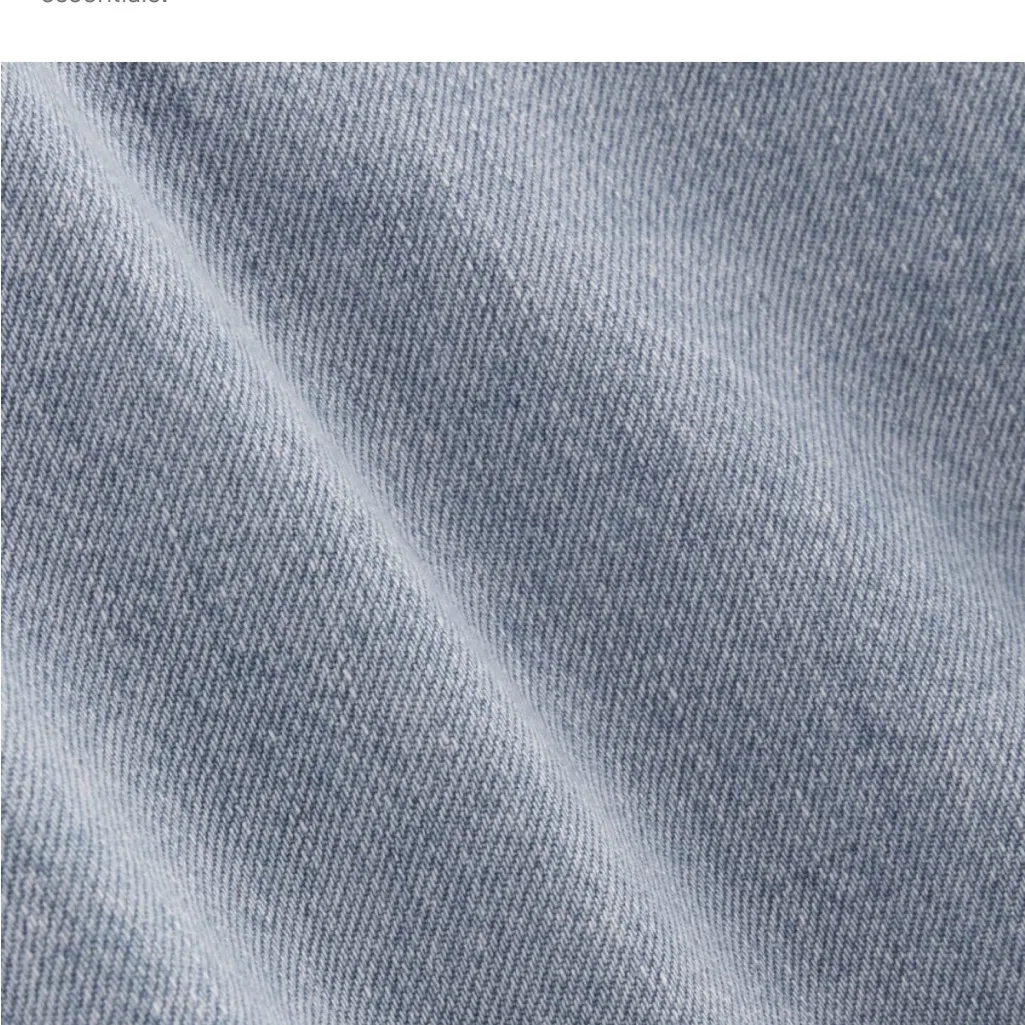 EVERLANE A-LINE DENIM SHORTS - LIGHT INDIGO - Image 6