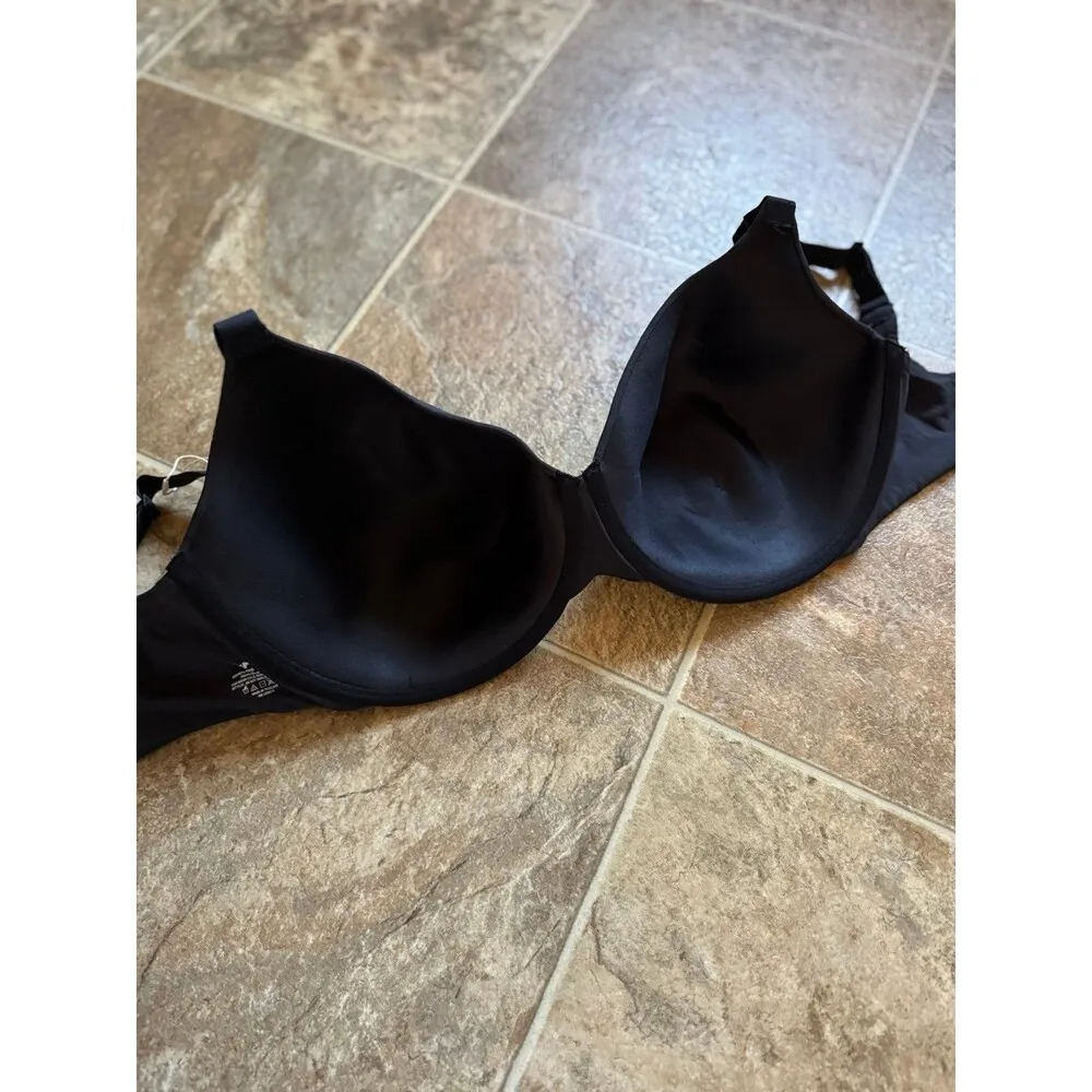 Skims Fits Everybody T-shirt Demi Bra Size 36DDDD Onyx - Image 6