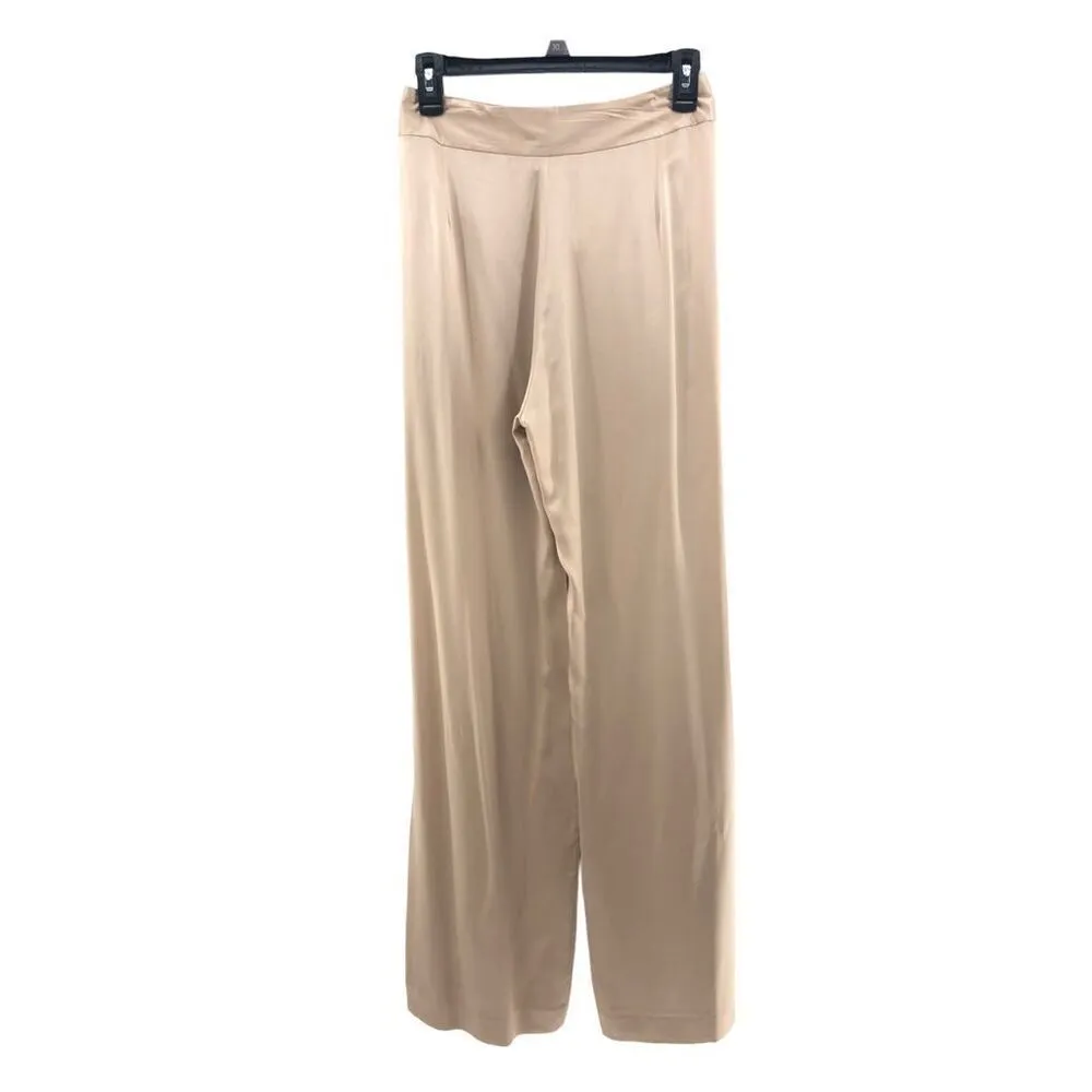 The Sei x REVOLVE Wide Leg Trouser in Champagne‎ Tan Size 2 - Image 3