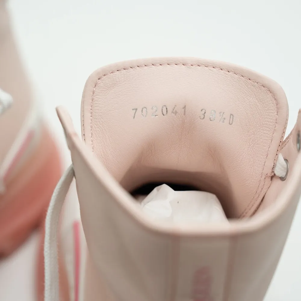 Alexander McQueen | Tread Slick Boots in Tea Rose Italian Sized 38.5 - Image 15