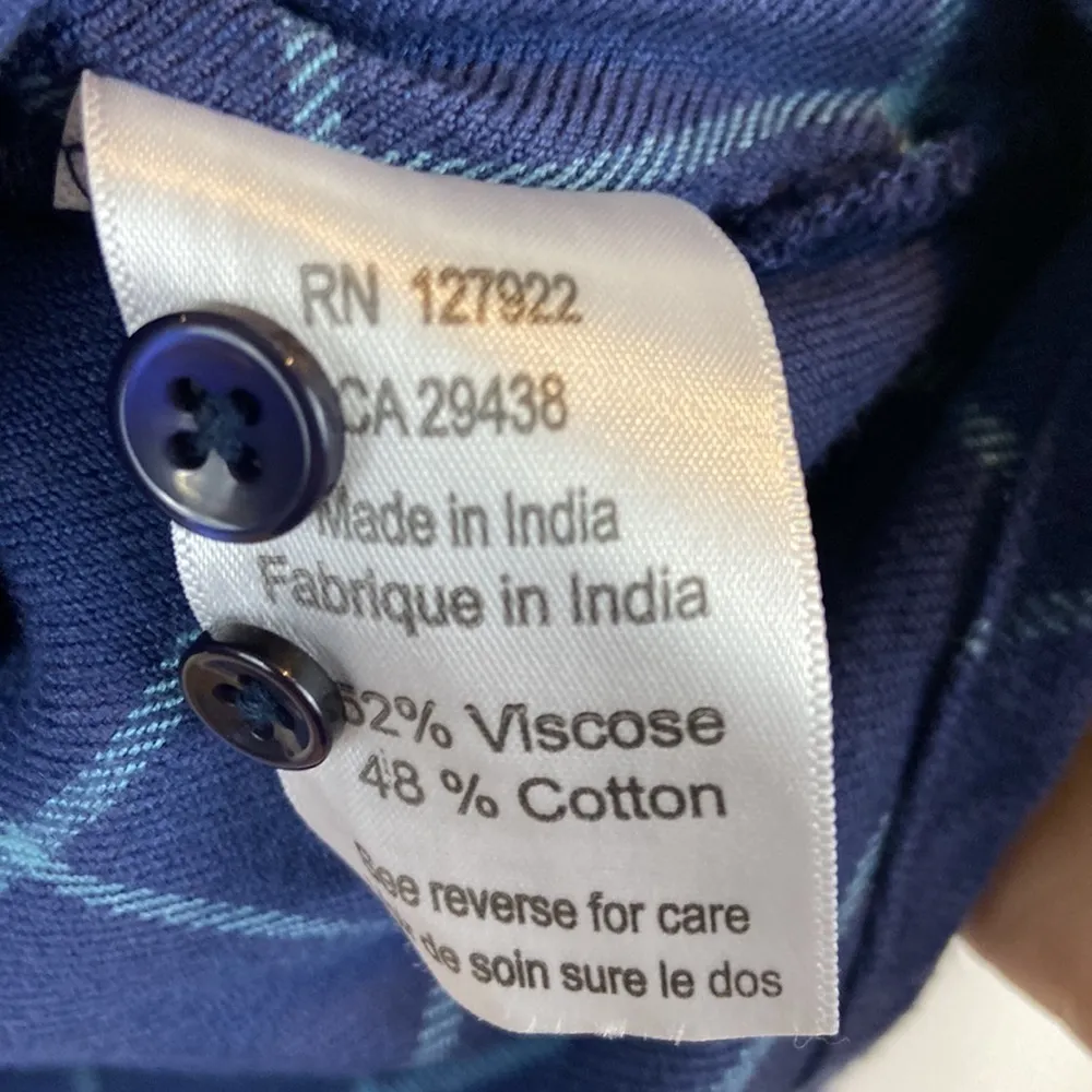 NEW Mountain Khakis Blue Plaid Flannel Scout Shirt Women’s Size Extra Large - Image 8