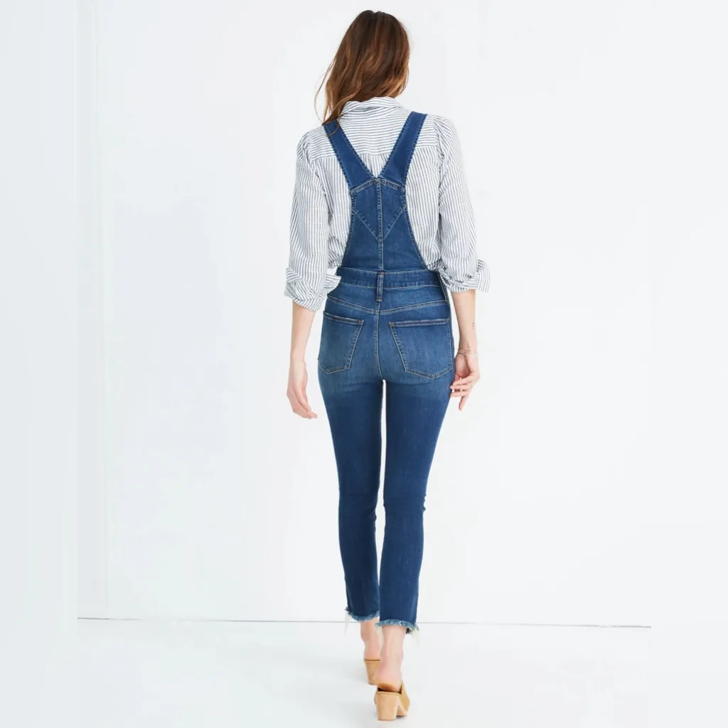 Madewell Roadtripper Overalls Denim Large - Image 10