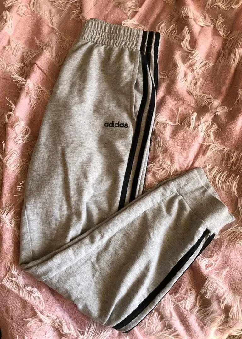 Adidas Gray Joggers - Image 2