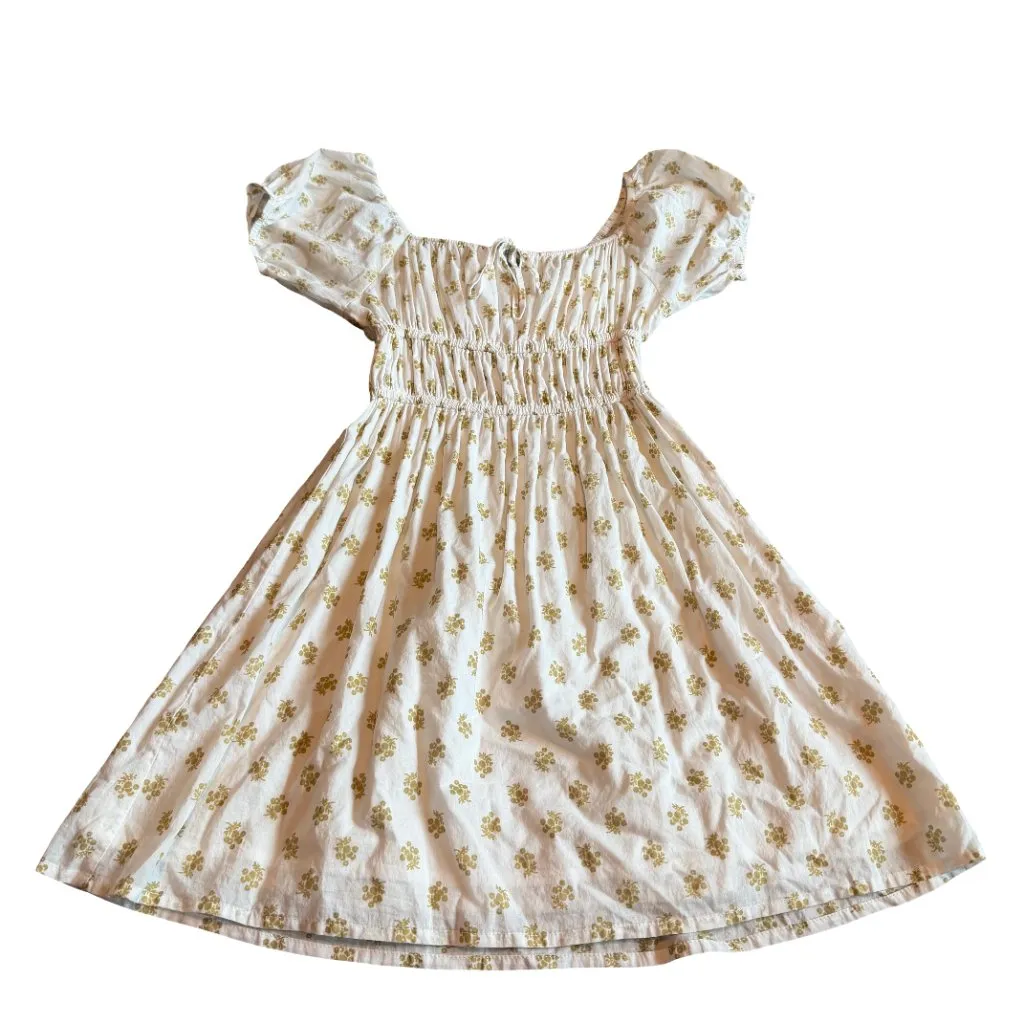 Faithfull the Brand Viola Mini Floral Puff Sleeve Dress Cairo Bohemian Size 2 - Image 2