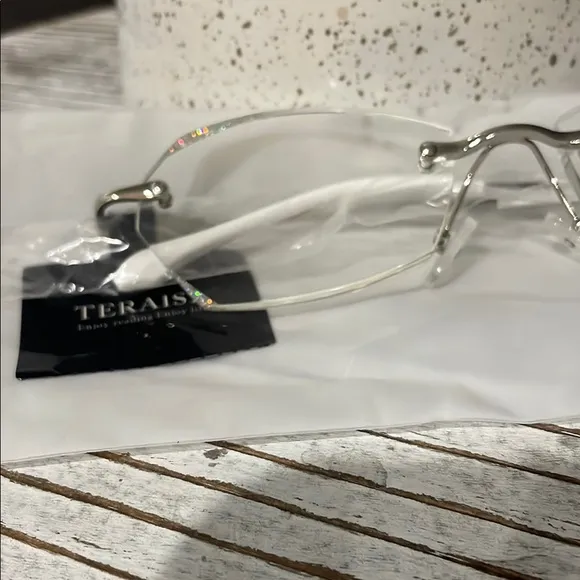 Terais Silver Rimless Glasses - Image 2