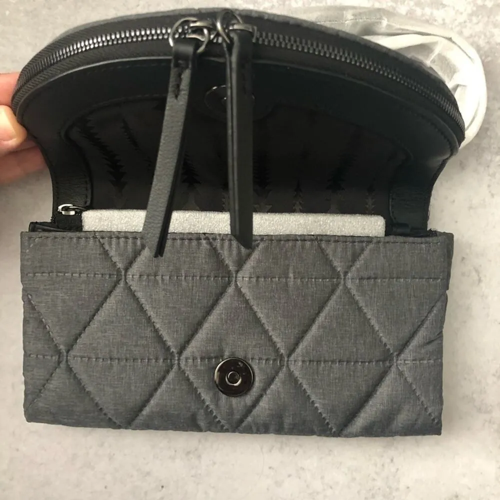 Thacker Gray Nikki Crossbody Quilted Bag Purse NEW - Image 5