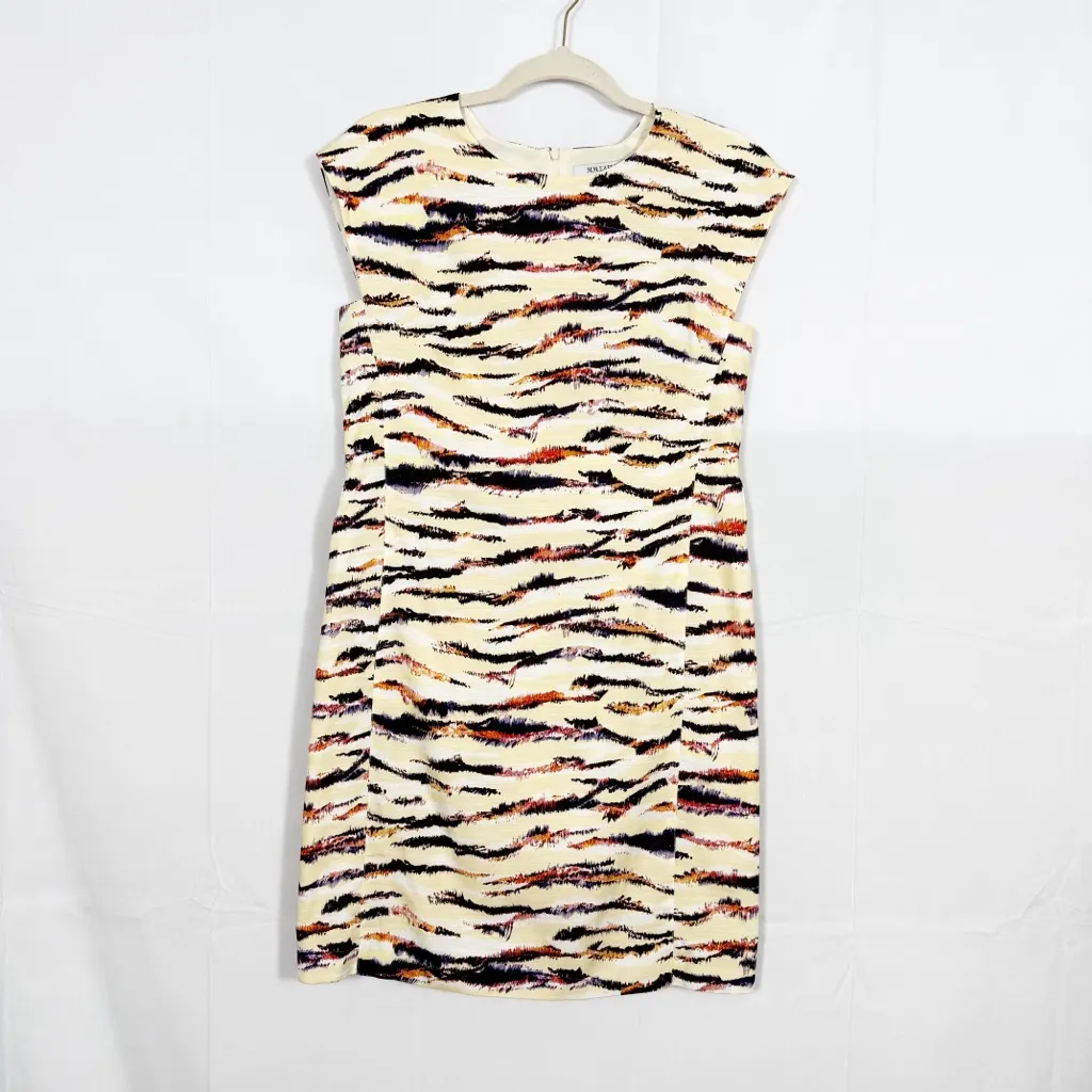 MM Lafleur The Maaza 2.0 Dress Airy Cotton Mojave Savannah Print Office Career - Image 3