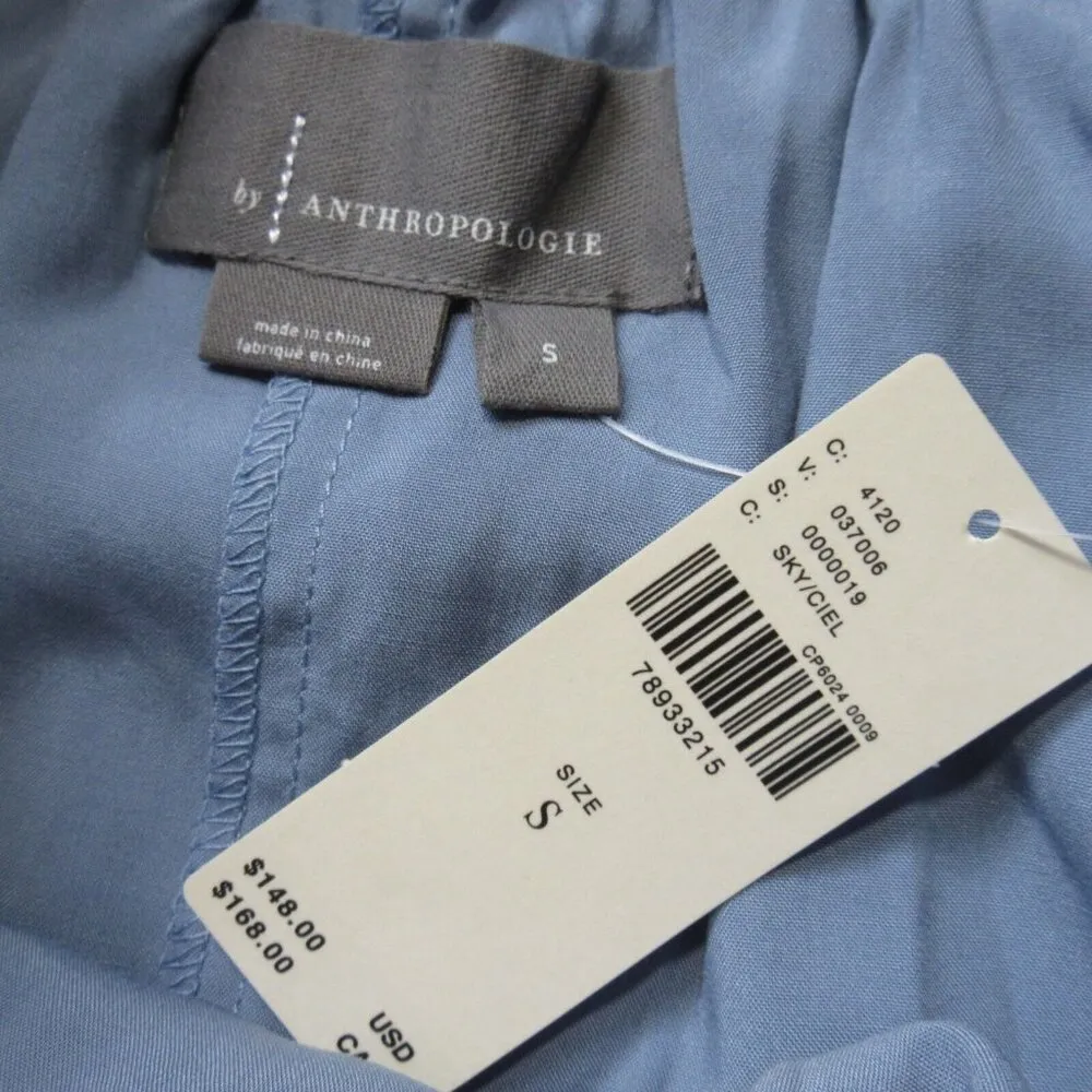 NWT by Anthropologie Tiered Tulle Midi in Sky Blue Layered Skirt S - Image 7