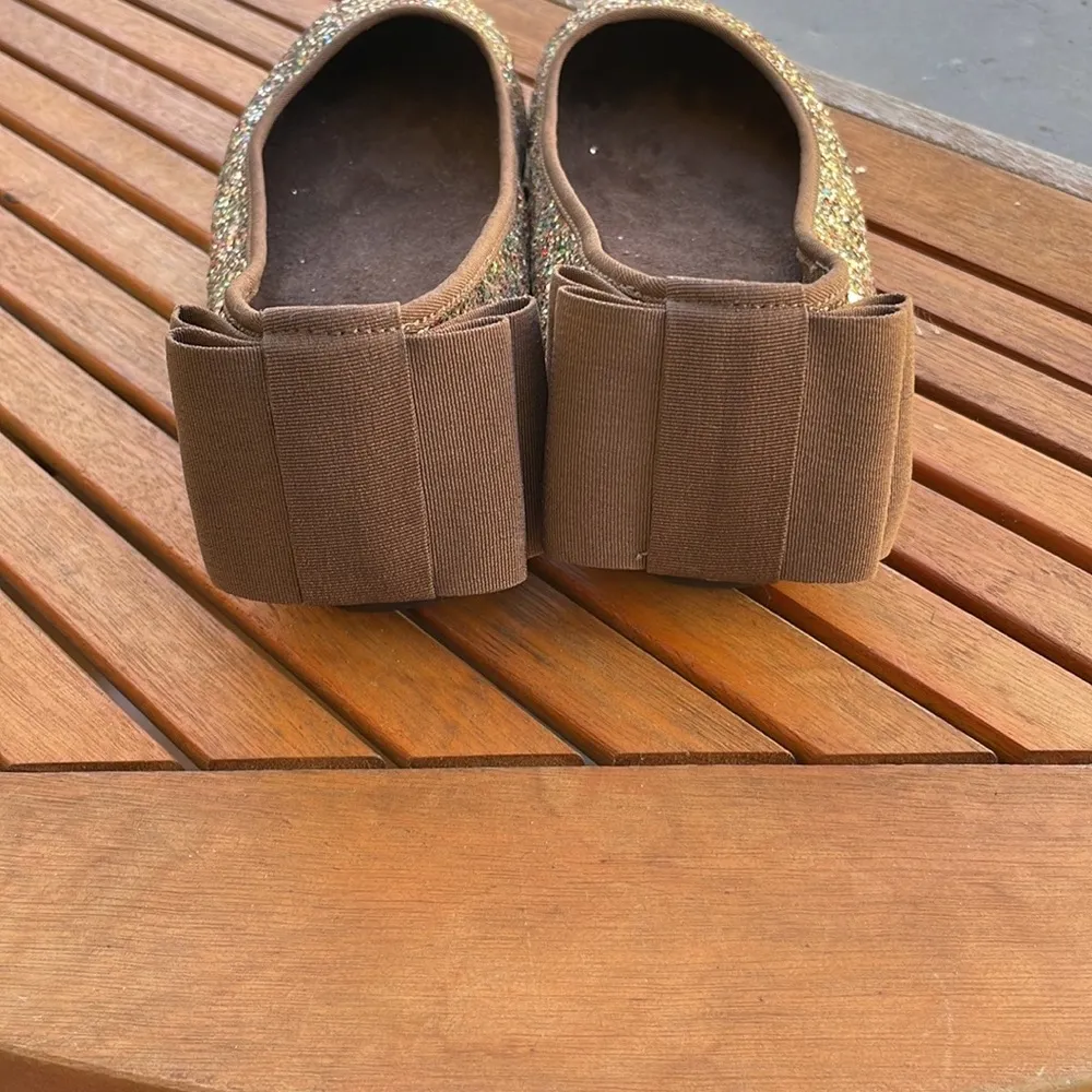 BC Footwear Glitter Flats Size 9 - Image 3