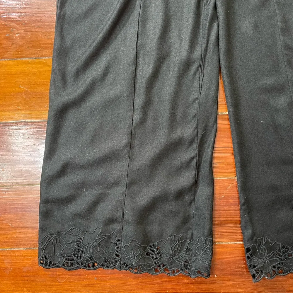 NWT REVOLVE Amuse Society Canyon Palms Black Eyelet Trimmed Jumpsuit - Medium - Image 14