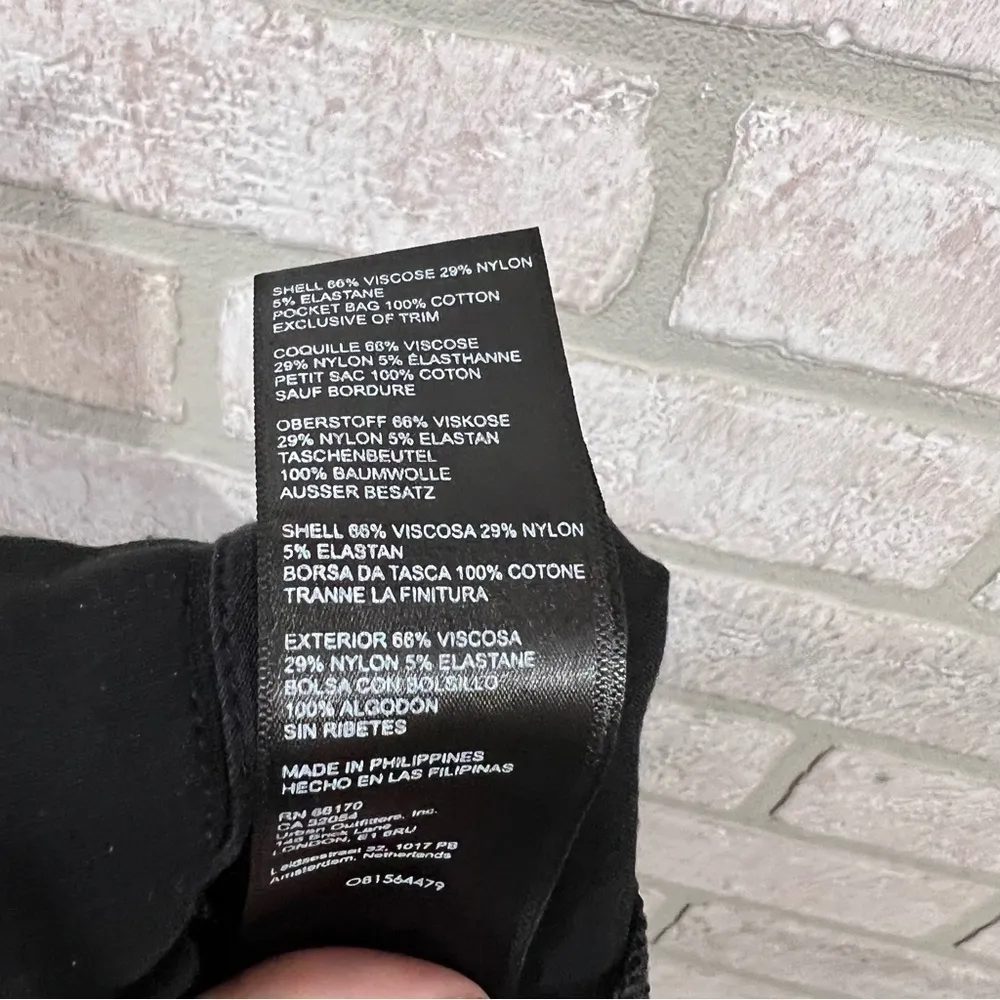 Maeve by Anthropologie Stirrup Black High Rise Riding Leggings Size 8 - Image 12