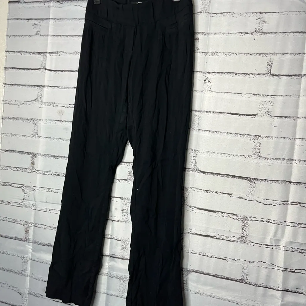 Apt. 9 Black Boot Cut Flare Pants SZ 4 Lightweight Business Casual Y2K - Image 7
