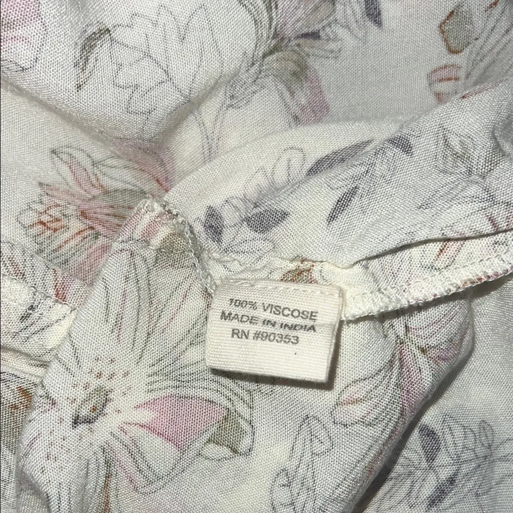 Rebellion Again Womens‎ Kimono Top, Robe, Size Small, Floral, Fall, Size Medium - Image 4