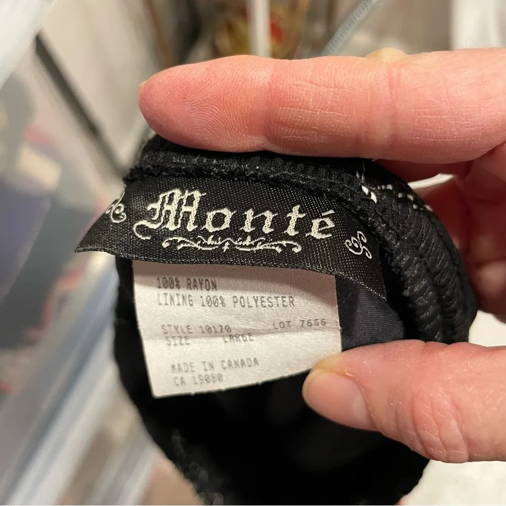 Y2K flowy whimsigoth black floral midi ruffle skirt goth glamour Size L - Image 6