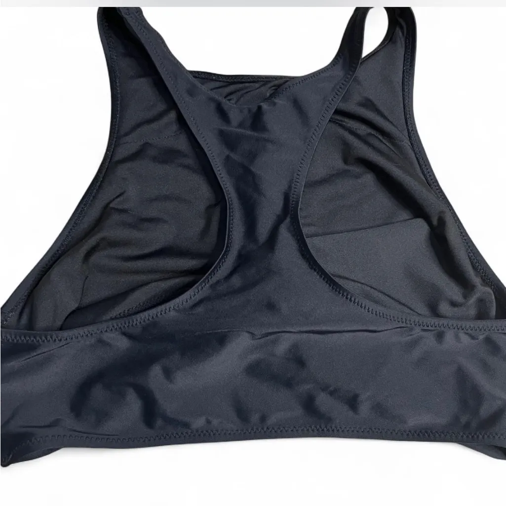 Black and White Palm Print Bikini Set - Image 5