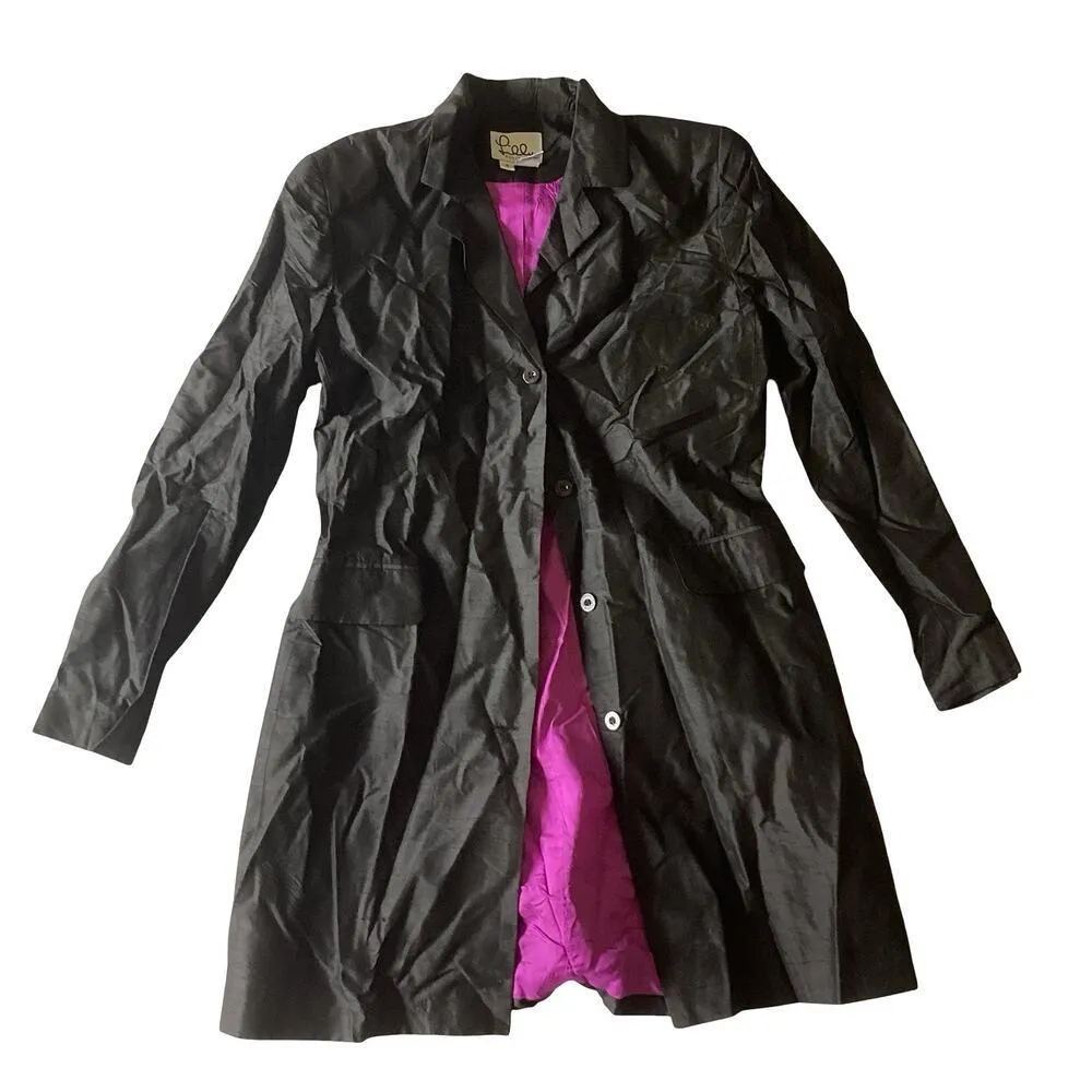 Lilly Pulitzer Formal Silk Coat - Image 3